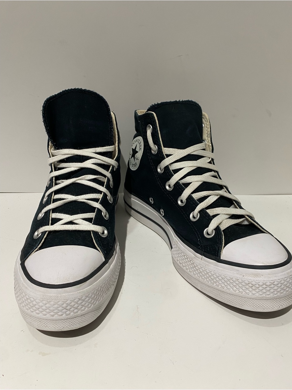 Converse Chuck Taylor All Star High-Top Platform Sneakers, Black, Women’s 9
